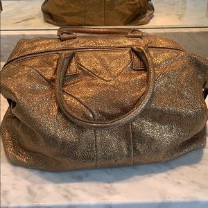 YSL large gold bag